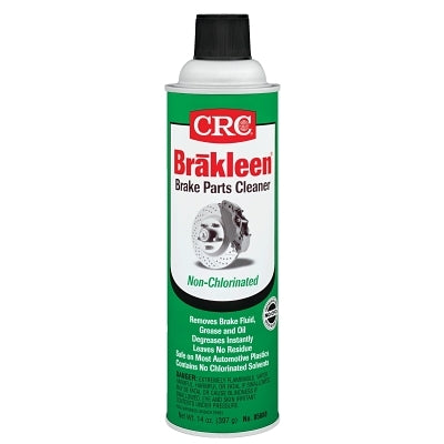 Brake Parts Cleaner, 14 oz Aerosol Can, Solvent Odor, Non-Chlorinated, High Strength