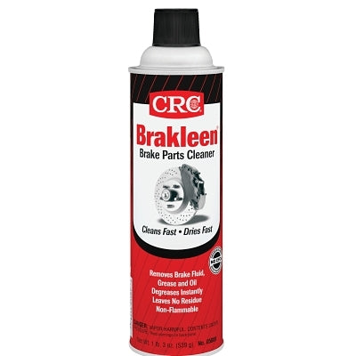 Brake Parts Cleaner, 20 oz Aerosol Can, Irritating Odor, Chlorinated