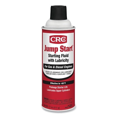 Jump Start Starting Fluid with Lubricity, 16 oz Aerosol Can, 11 wt oz