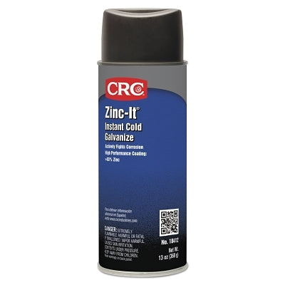 Zinc-It Instant Cold Galvanize Coating, 13 wt oz Fill, Aerosol Can