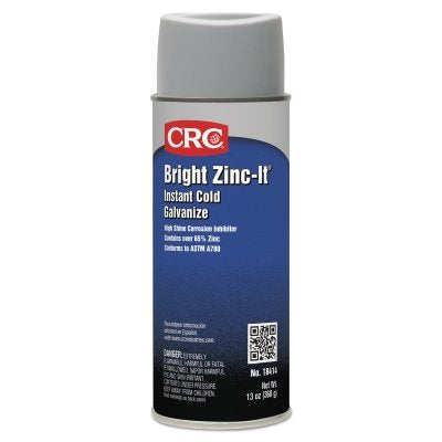 Bright Zinc-It Instant Cold Galvanize Coating, 16 oz Aerosol Can