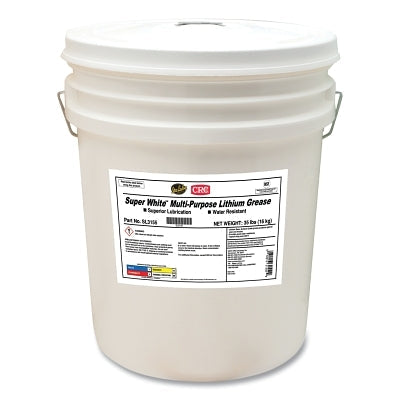 Super White Multi-Purpose Grease, 35 lb, Pail