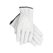 Premium Grade Grain Goatskin Drivers Gloves, 3601, X-Large, Unlined, White