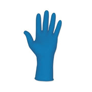 MCR Safety SensaTouch disposable glove latex 11 mil X-Large blue smooth finish extended cuff disposable gloves