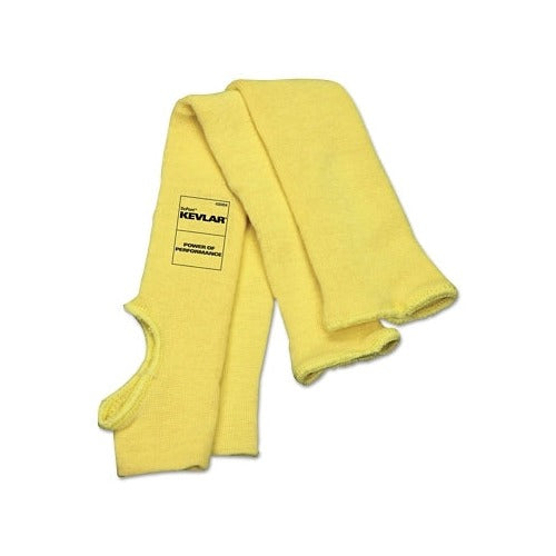 9378 Cut Pro A3 Cut Resistant Sleeve, Yellow, 18 in L x 2.25 in W, Universal, Slip-On with Thumbslot, Economy