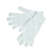 MCR Safety string knit gloves medium, heavy weight natural cotton, knit wrist cuff, multipurpose work gloves