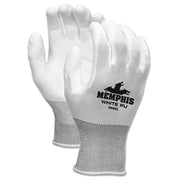 NXG PU Coated Work Gloves, 9665, Large, White/Gray