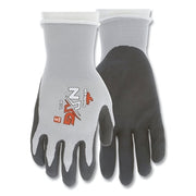NXG Nitrile Coated Work Gloves, 9673, Small, Black/Gray