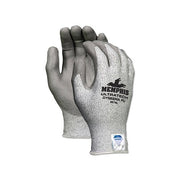 MCR Safety Memphis Ultratech 9678L Dyneema PU-coated work gloves X-large gray knit shell cut-resistant work gloves