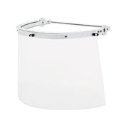 MCR Safety model 102 aluminum rim cam face shield bracket silver 16 in L 8 in H clear visor headgear bracket
