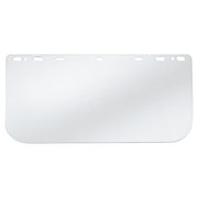 Universal Faceshield, Uncoated, Clear, Polycarbonate, 16 in L x 8 in H