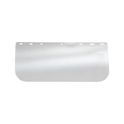 MCR Safety universal faceshield PETG clear 16 in L x 8 in H mounting slots face shield visor