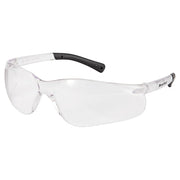 BearKat BK1 Series Safety Glasses, Clear Lens, Anti-Fog, Duramass Scratch-Resistant, Clear Frame