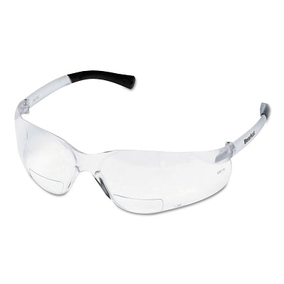 BearKat BK1 Series Bifocal Readers Safety Glasses, Clear Lens, 2.5 Dipter, Clear Frame