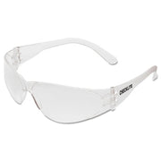 Checklite CL1 Frameless Safety Glasses, Polycarbonate Clear Lens, Duramass, Clear Polycarbonate Temples