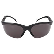 Klondike KD1 Series Protective Eyewear, Gray Polycarbonate Lens, Duramass Hard Coat, Black Nylon Frame