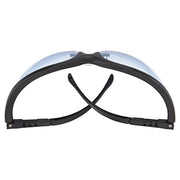 Klondike KD1 Series Protective Eyewear, Light Blue Polycarbonate Lens, Duramass Hard Coat, Black Nylon Frame