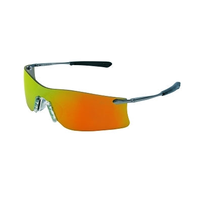 Rubicon T4 Protective Eyewear, Fire Lens, Polycarbonate, Scratch-Resistant, Frame