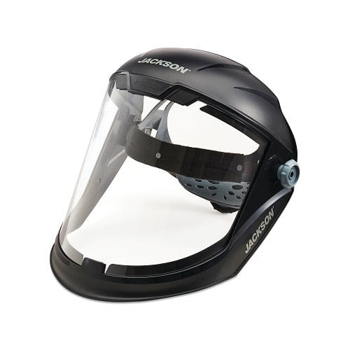 Jackson Safety MAXVIEW Series premium face shield with headgear, anti-fog clear visor, 9 in H x 13-1/4 in L, faceshield