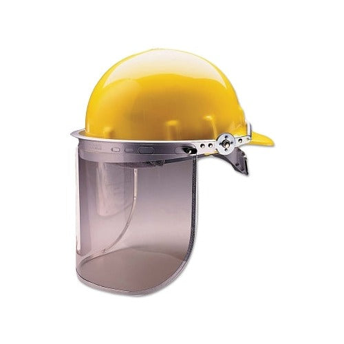 Jackson Safety cap coil spring attachment, Model C black face shield mount hardware, faceshield mounting bracket