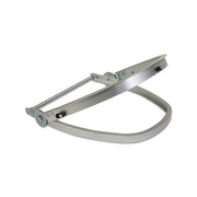 Jackson Safety Model P cap coil spring attachment, dual silver metal arcs with adjustable pivots, face shield mount