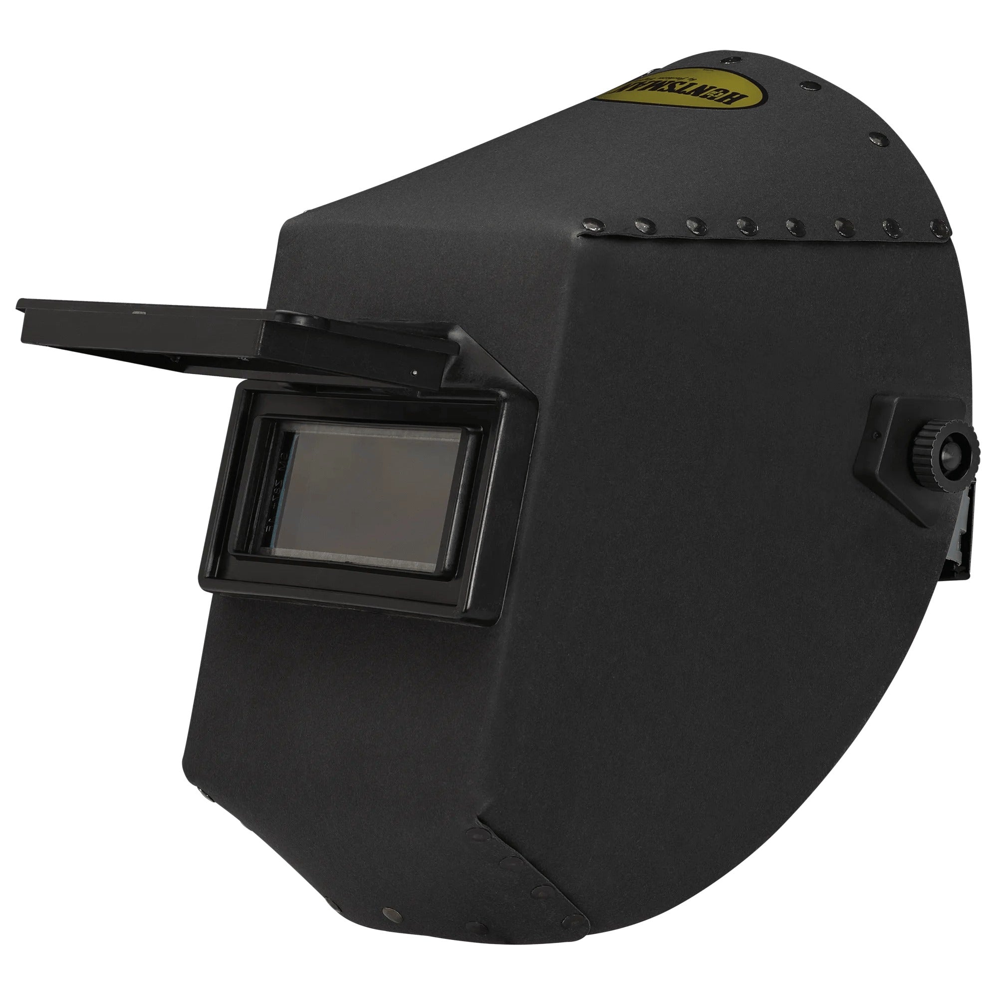 WH20 430P Fiber Shell Welding Helmet, SH10, Black, 430P, 2 in W, 4-1/4 in L