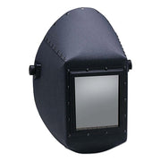 WH20 451P Fiber Shell Welding Helmet, SH10, Black, 451P, Fixed Front, 4-1/2 x 5-1/4