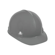 Jackson Safety SC-6 hard hat with 4-point ratchet and front brim in grey, safety hard hat