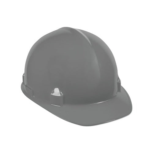 Jackson Safety SC-6 hard hat with 4-point ratchet and front brim in grey, safety hard hat