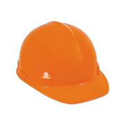 Jackson Safety SC-6 hard hat with 4-point ratchet and front brim in hi-viz orange, safety hard hat