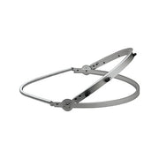 Jackson Safety 37 Hatshield cap coil spring attachment, dual silver metal arcs, face shield adapter