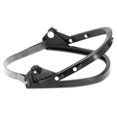 337 Capshield Faceshield Adapter, Plastic, Black, 15 in L x 8-3/4 in H