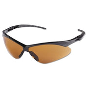 V30 Nemesis Safety Glasses, Copper Blue Shield, Polycarbonate Lens, Uncoated, Black Frame/Temples, Nylon