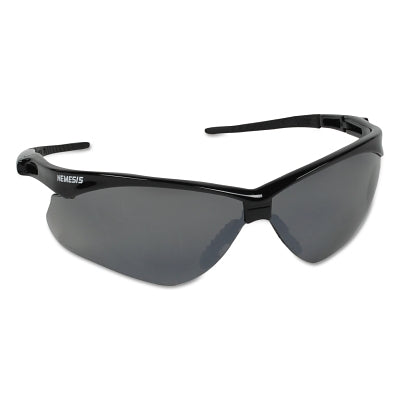 V30 Nemesis CSA Safety Glasses, Smoke Mirror, Polycarbonate Lens, Uncoated, Black Frame/Temples, Nylon