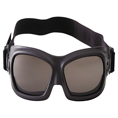 V80 Wildcat Goggles, Universal, Smoke Lens, Black, Adjustable Side Ventilation, Anti-Fog