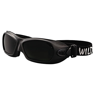 V80 Wildcat Goggles, Universal, IVRU Shade 5.0 Lens, Black, Adjustable Side Ventilation, Anti-Fog