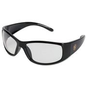 Elite Safety Glasses, Clear Polycarbonate Lens, Anti-Fog, Black, Nylon