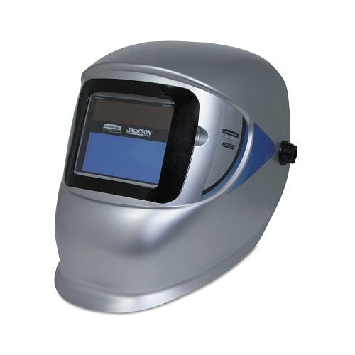 Jackson Safety WH40 Element auto-darkening welding helmet in silver with variable shade 9-13 lens, welding helmet