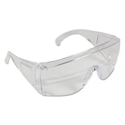 KleenGuard Unispec II Safety Eyewear, Clear Lens, Uncoated, Clear Frame