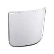 Jackson Safety F10 PETG economy faceshield, clear uncoated bound panel, 15.5 in W x 9 in H faceshield