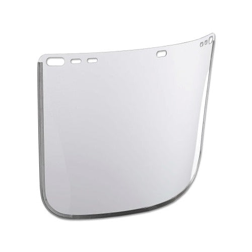 Jackson Safety F10 PETG economy faceshield, clear uncoated bound panel, 15.5 in W x 9 in H faceshield
