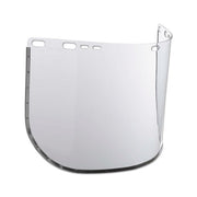 Jackson Safety F30 acetate faceshield 8154, clear uncoated bound panel, 15.5 in L x 8 in H faceshield