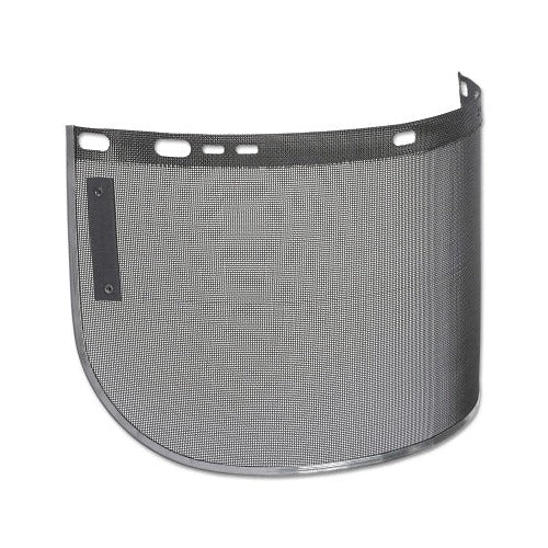 Jackson Safety F60 wire faceshield, 815WS black uncoated bound mesh, 15.5 in L x 8 in H, mesh faceshield