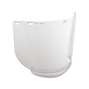 Jackson Safety F20 polycarbonate faceshield, clear uncoated unbound, 15.5 in L x 8 in H, faceshield