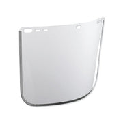 Jackson Safety F30 acetate face shield 8040, clear unbound panel, 12 in x 8 in faceshield