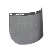 Jackson Safety F60 wire mesh faceshield, uncoated steel mesh, unbound, 15.5 in L x 8 in H, mesh faceshield