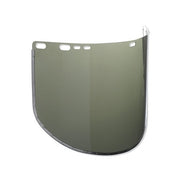 Jackson Safety F30 acetate face shield 34-42, dark green tinted panel, 15.5 in x 9 in faceshield