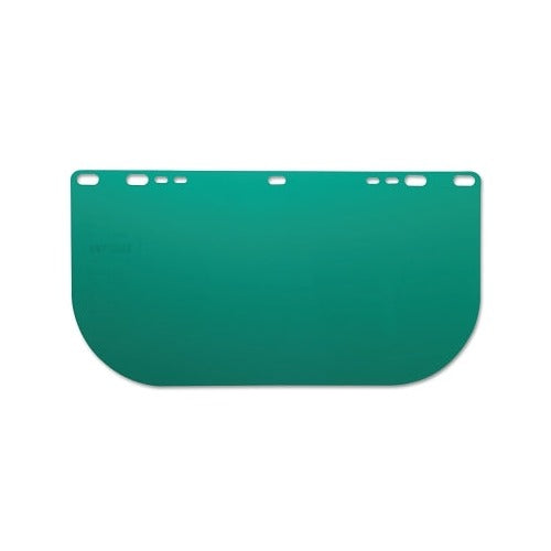Jackson Safety F20 polycarbonate faceshield 8145LB, dark green uncoated unbound, 15.5 in L x 8 in H faceshield