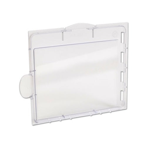 Jackson Safety TrueSight internal safety lens and cartridge, clear polycarbonate, 5-1/4 x 4-1/2 in welding lens