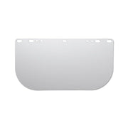 Jackson Safety F20 polycarbonate faceshield 8154LBPYCB, clear uncoated unbound, 15.5 in L x 8 in H faceshield